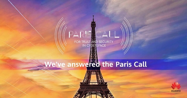 Huawei Bergabung dengan Paris Call for Trust, Security in Cyberspace 2