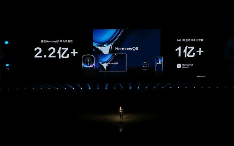 By the end of 2021 HarmonyOS had been deployed on more than 220 million Huawei devices