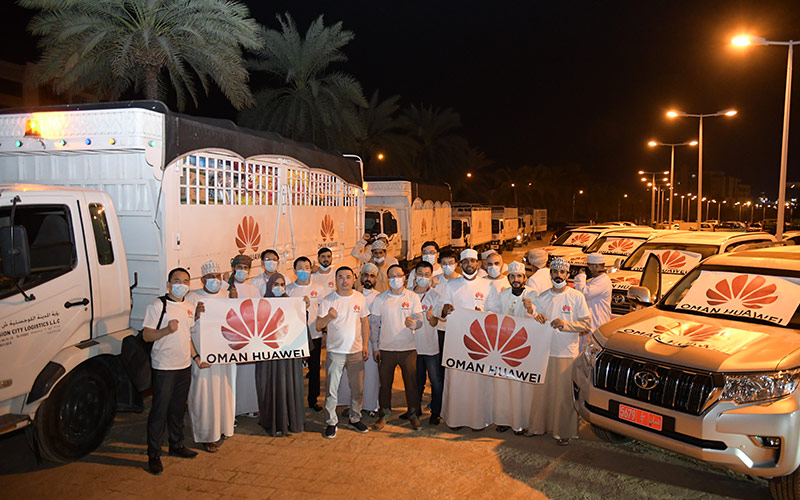 Huawei Oman set up a joint work group with the customer