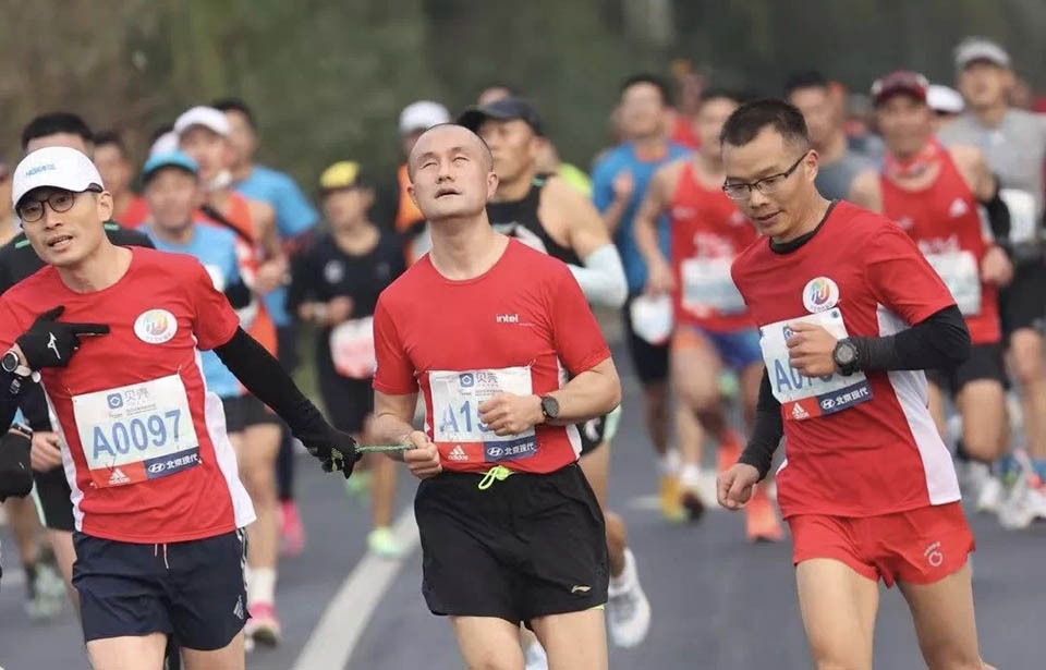 sight-impaired runner, from impossible to possible