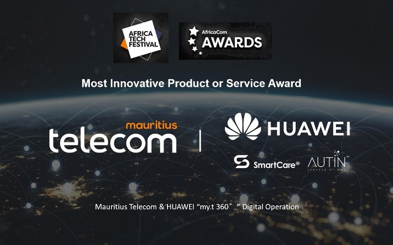 Huawei and Mauritius Telecom Scored “Most Innovative Product or Service” Award at Africa’s Largest Telecommunications Event